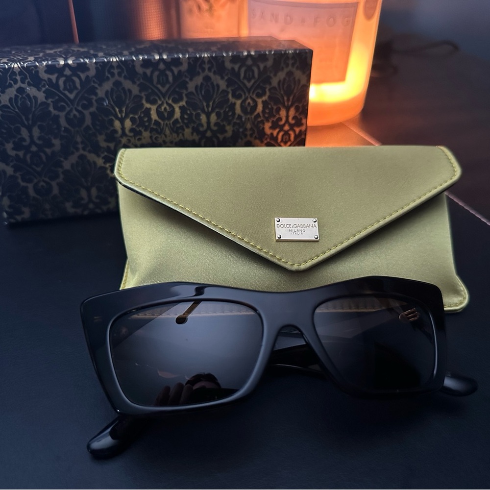 Dolce & Gabbana Black Square Sunglasses